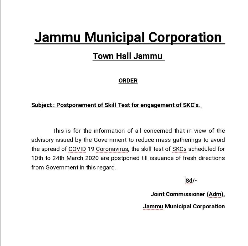 Jammu Municipal Corporation